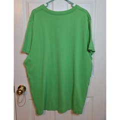 Aeropostale Lime Green White Spell Out Logo Graphic Tshirt Preppy Y2K Size XXL