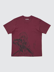 Rurouni Kenshin Uniqlo UT Manga Shueisha 100th T-Shirt Red Black From Japan New