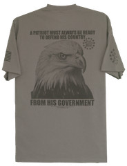 Second Amendment A Patriot Must Always Be Ready to Defend His Country T-Shirt