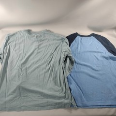 Lot of 10 Crew Neck Pull Over Long Sleeve T-shirts Mens Size M/L/XL