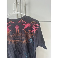 Superman DC Comics Metropolis Graphic T-Shirt Black Red Foil Small 2009 s09