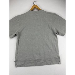 Orvis Pocket T Shirt Mens Large Gray Short Sleeve Cotton Pique Crew Neck Tee