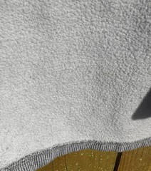 Mens Long Sleeve Henley Shirt Large Grey Textured Knit Heavy Warm Utility