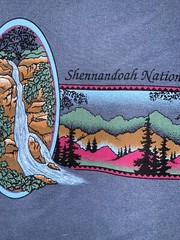90s Vintage Shenandoah National Park Mountain Blue Nature Shirt Tee 1990s VTG M