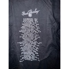 Brad Paisley Moonshine in the Trunk Tour T-Shirt Mens Large Black Concert Tee