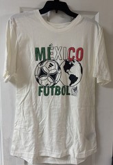 Adidas Mexico Futbol Graphic T-Shirt Men’s Medium White Soccer Tee NWT