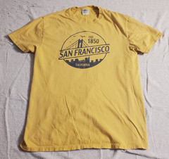Port and company San Francisco California Men’s Large Short Sleeve T-Shirt. 1850