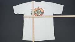 Rare Vintage MTV Beach Trident Original Flavor Sugarless Gum T Shirt 90s White