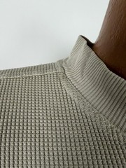 Vintage Jhane Barnes Shirt Men Small Oversized Silk Waffle-Knit Stretch Minimal