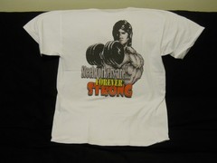 SteelWorkers are Forever Strong: “DTG” PRINT On 100% COTTON WHITE T-SHIRT LARGE