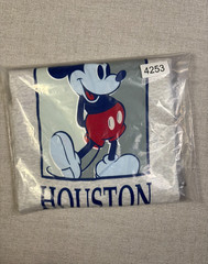 Vintage The Disney Store Sleep Shirt Houston Mickey One Size USA Made New Tags