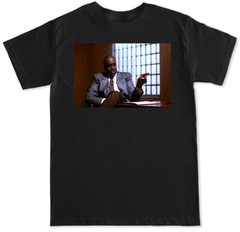 DETECTIVE MENACE II SOCIETY HIP HOP RAP HOOD RETRO FUNNY FILM MOVIE MENS T SHIRT