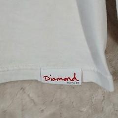 Diamond Supply Co Mens White Long Sleeve Graphic T-Shirt Hardware Heavyweights L