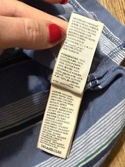 Goodthreads Shirt Men’s XXL Blue Grey Green Black Striped 1/4 Button Collared