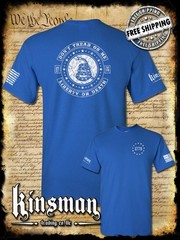 Don’t Tread On Me LIBERTY or DEATH Rattlesnake 2-Sided T-Shirt 2nd Amendment USA