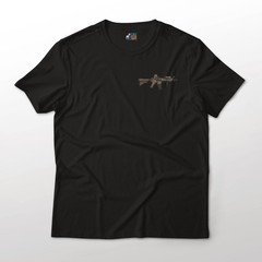 MK18 MOD 0 CQBR Gun Art Chest Graphic T-Shirt