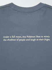 Pokemon 30th Anniversary Gengar UT T-Shirt Vintage Watercolor Art Gray Unisex