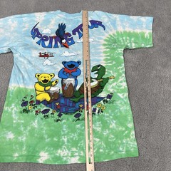 Vintage Grateful Dead Liquid Blue Shirt MINT* Spring Tour AOP Rare Tie Dye RARE
