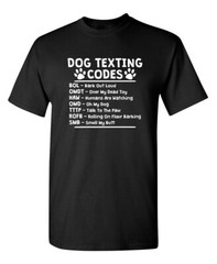 Doggy Messaging Encryptions Sarcastic Humor Super Soft Ring Spun Funny T Shirt