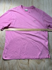 Greg Norman Collection Men’s Large Pink Crew Neck T-Shirt Shark Logo Cotton L