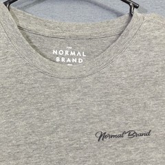 The Normal Brand T-Shirt Men’s L Gray Long Sleeve Crew