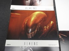 Fright Rags Aliens XL Shirt Box Set with Lobby Cards, Sticker, Weyland Folder