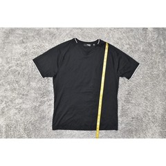 Murano Men’s Black Cotton Crew Neck Short Sleeve T-Shirt Size S – Solid Slim