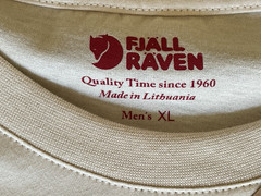 Fjallraven NWT Men’s Size XL Chalk White 1960 Logo Long Sleeve Shirt