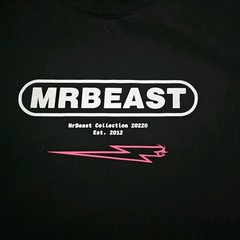 Mr. Beast Mens Small Black Tee Shirt Graphic Print