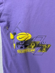 Nike Athletic Gear Purple Basketball T-Shirt Men’s L Modern Retro Style