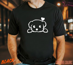 Unisex Cute Puppy Love T SHIRT,T shirt women,T shirt men,T shirt vintage Mom Dad