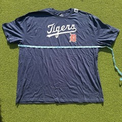 NWT Fanatics Detroit Tigers MLB T-Shirt Mens 4XL Navy Blue Graphic Short Sleeve