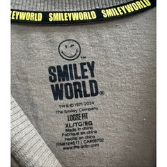 Smiley World protect your energy graphic tee front and back oversized sz XL