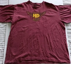 Vtg ’99 Harley Davidson Motorcycle Single Stitch Tee T-Shirt Sz XL Houston TX