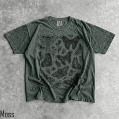 Moth Insect Tattoo Art Design Comfort Tee Unisex Adult Gift