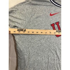 Nike USA Olympics Gray Heather Short Sleeve T-Shirt Mens XXL Ribbed Collar