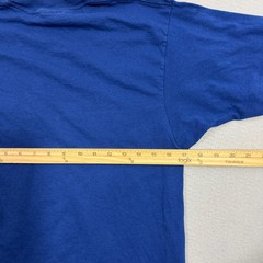 Vintage BVD Pocket Shirt Men’s Large Blue 90s Blank Single Stitch Tee 1990s USA
