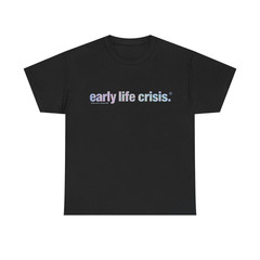 Nettspend Early Life Crisis Holographic Logo Multicolor 1 Sided T Shirt