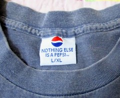 Vintage Single Stitch 100 Percent Guaranteed Pepsi XL T-Shirt Made USA 1990’s