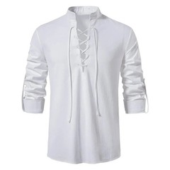 King Billion Men’s Shirts Casual Men Cotton Linen Long Sleeve T-shirt Spring Aut