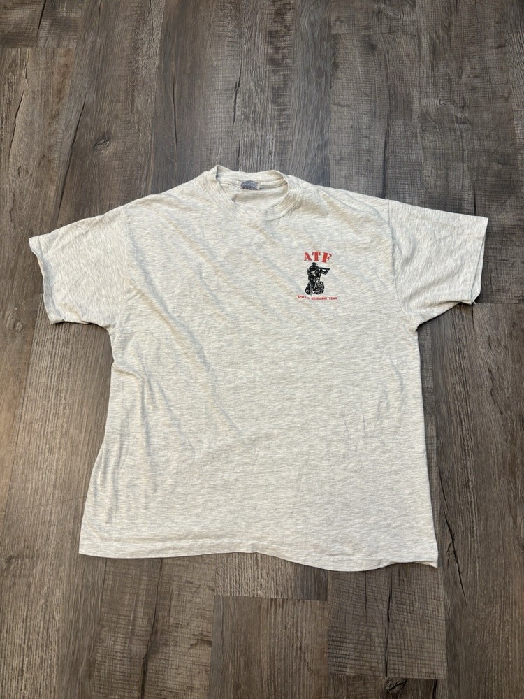 VTG 90s ATF Special Response Team T Shirt XL Single Stitch A156