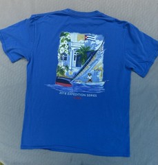 Guy Harvey Men’s Classic Fit Marlin Swordfish Blue Size Large