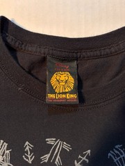 Vtg Disney The Lion King London Broadway Musical 90’s Y2K Tshirt Sz Large