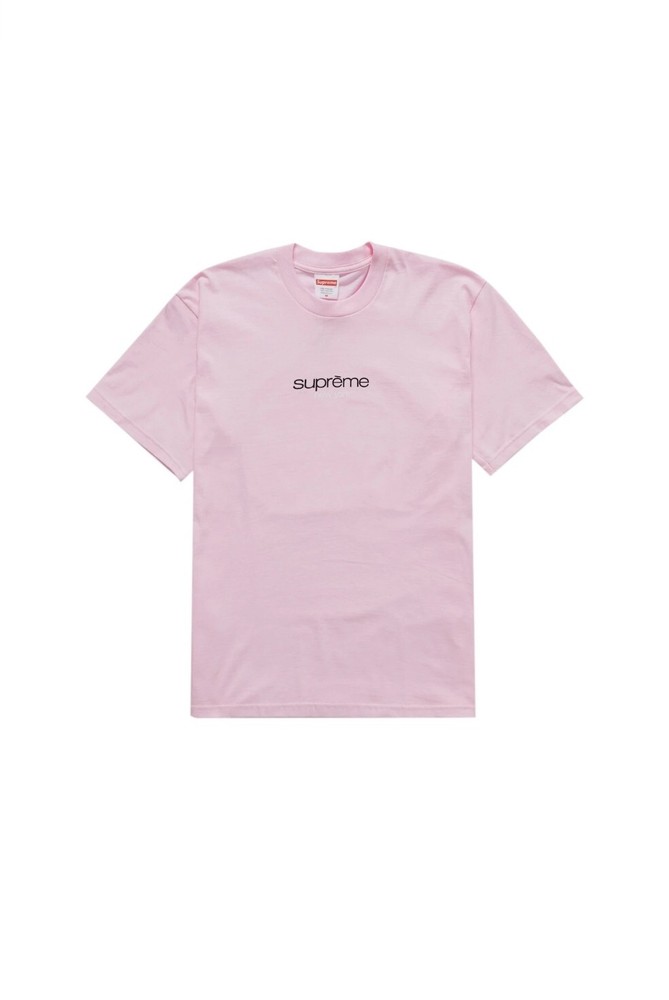 Supreme Classic Logo Tee Pink Size Small SS22
