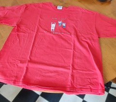 Rare Vintage 2000 This American Life 5th Anniversary Tour T-Shirt sz XL Red