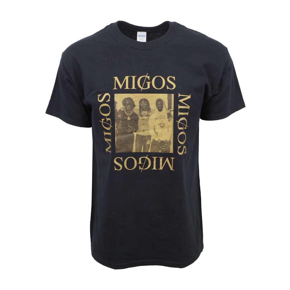 MIGOS PORTRAIT BLACK T SHIRT