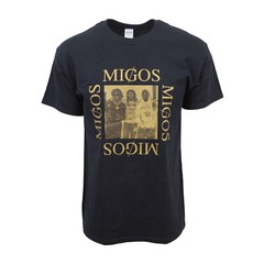 MIGOS PORTRAIT BLACK T SHIRT