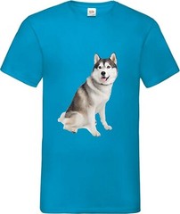 Husky Dog Pet Family Novelty T Shirt Various Colours And Sizes