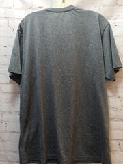 Batman men’s large L heathered gray blue red flag t-shirt polyester
