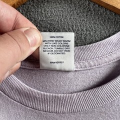 Supreme Shirt Mens Medium Light Purple Chrome Flames Vintage Box Logo Streetwear